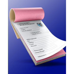 Talonarios autocopiativos 1/2 carta | Formularios Personalizados