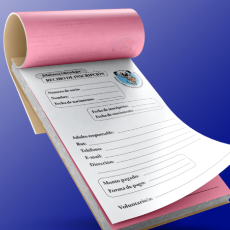 Talonarios autocopiativos 1/2 carta | Formularios Personalizados