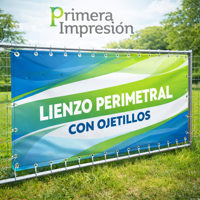 Lienzo Perimetral con Ojetillos | Lona Publicitaria Exterior