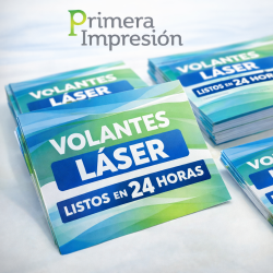Volantes Láser 24h | Impresión Rápida de Flyers Personalizados