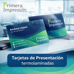 Tarjetas de Presentación Termolaminadas | Mate o Brillante