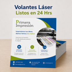 Volantes Láser 24h | Impresión Rápida de Flyers Personalizados