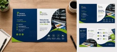 Dípticos Publicitarios | Impresión de Dípticos Personalizados
