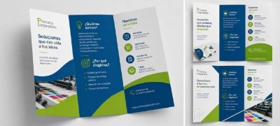 Trípticos Publicitarios | Impresión de Trípticos Personalizados